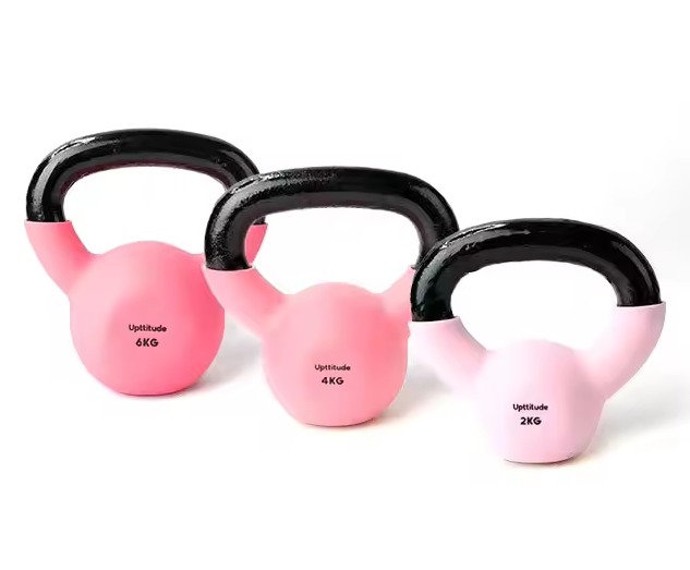 Professional Home Use Cast Iron Colorful Workout Painted Plates Free Weight Kettlebell