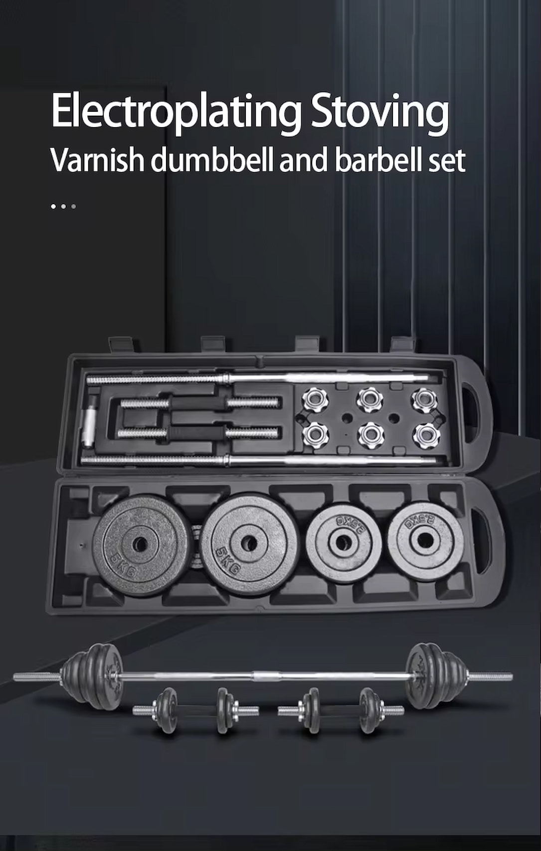 Dumbell And Barbell Set 50kg