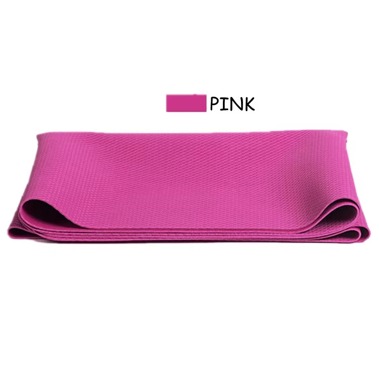 #Pink Gymnastic Folding Natural Rubber Custom Yoga Mats